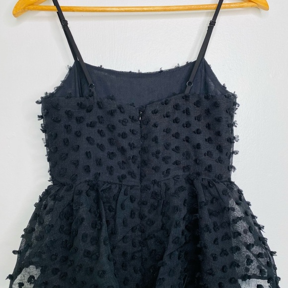 Lulus Flirting with you back Midi Tiered Dress Black Size XS - Picture 8 of 11